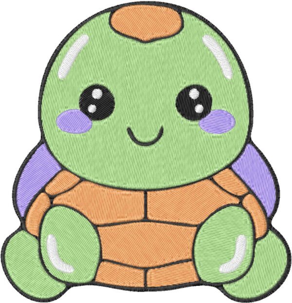 Turtle Design, 7 sizes, Machine Embroidery Design, Turtle shapes Design, Instant