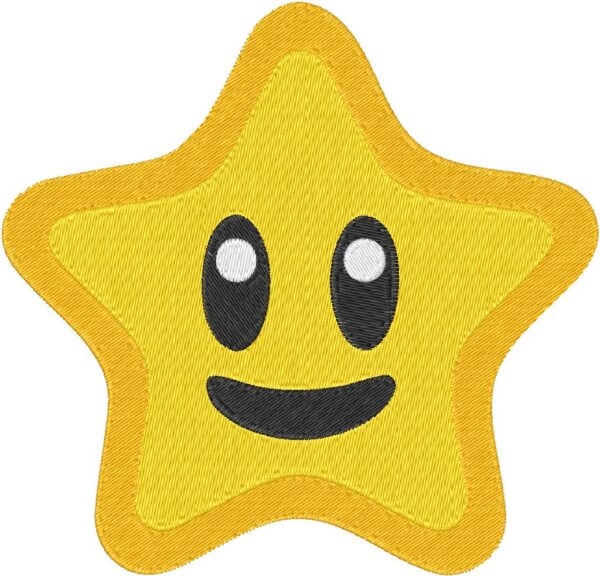 Mario Star Design, 7 sizes, Machine Embroidery Design, Mario Star shapes Design, Instant