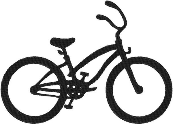 Bicycle Design, 7 sizes, Machine Embroidery Design, Bicycle shapes Design, Instant