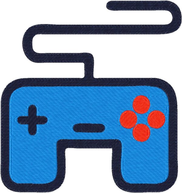 Gamepad Design, 7 sizes, Machine Embroidery Design, Gamepad shapes Design, Instant