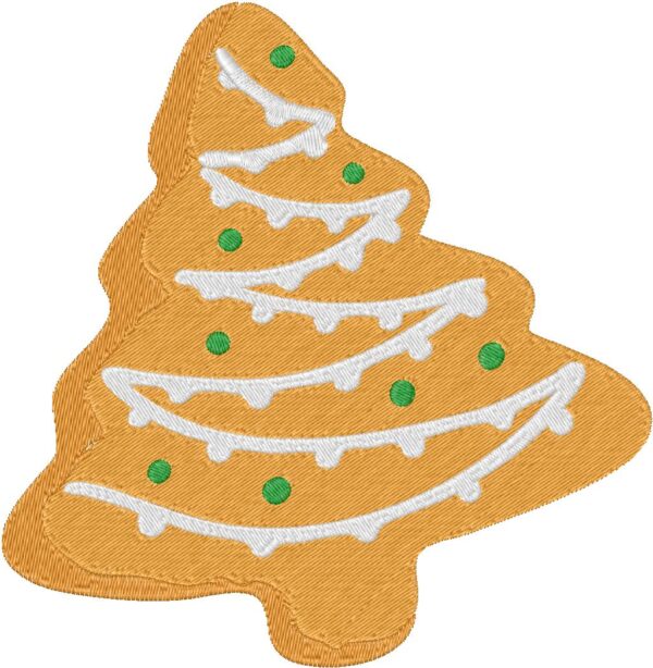 Gingerbread Tree Design, 7 sizes, Machine Embroidery Design, Gingerbread Tree shapes Design, Instant