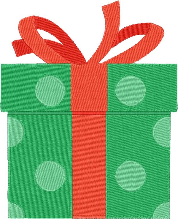 Gift Design, 7 sizes, Machine Embroidery Design, Gift shapes Design, Instant