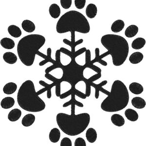 Snowflake Design, 7 sizes, Machine Embroidery Design, Snowflake shapes Design, Instant